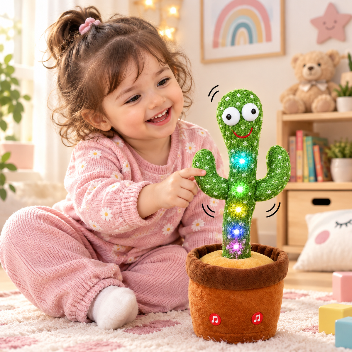 Rechargeable Dancing and Talking Cactus