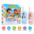 2Pcs Rechargeable Kids Video Walkie Talkie