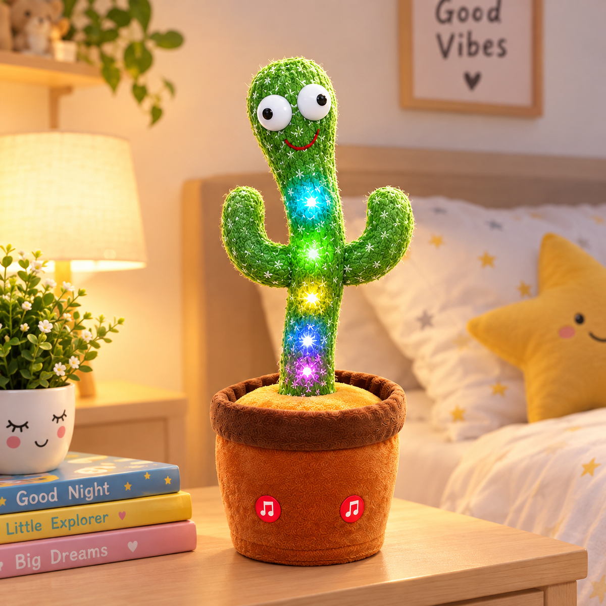 Rechargeable Dancing and Talking Cactus