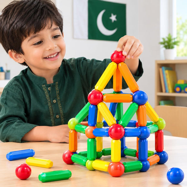 Magnetic Construction Set | Creative Learning Toy